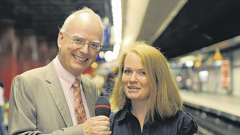 Die neuen S-Bahn-Stimmen: Graham Baxter und Regina Wallner. Die neuen S-Bahn-Stimmen: Graham Baxter und Regina Wallner.
