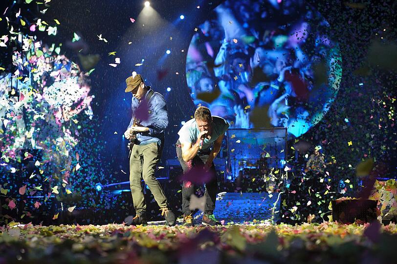 Sehen Sie hier noch mehr Bilder vom Coldplay-Konzert in München.