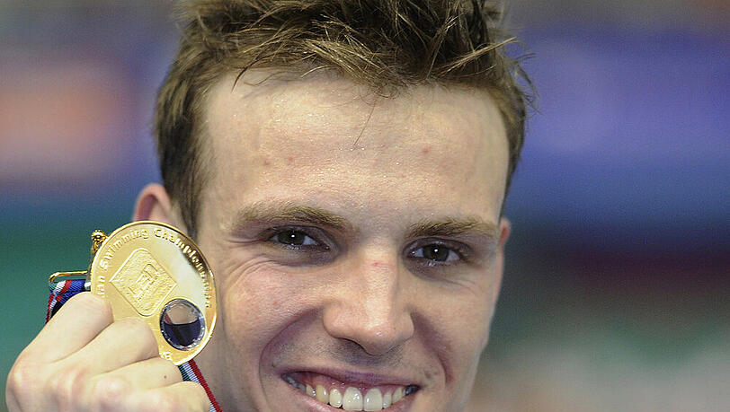 Paul Biedermann bei der Schwimm-EM im Jahr 2012 Paul Biedermann bei der Schwimm-EM im Jahr 2012