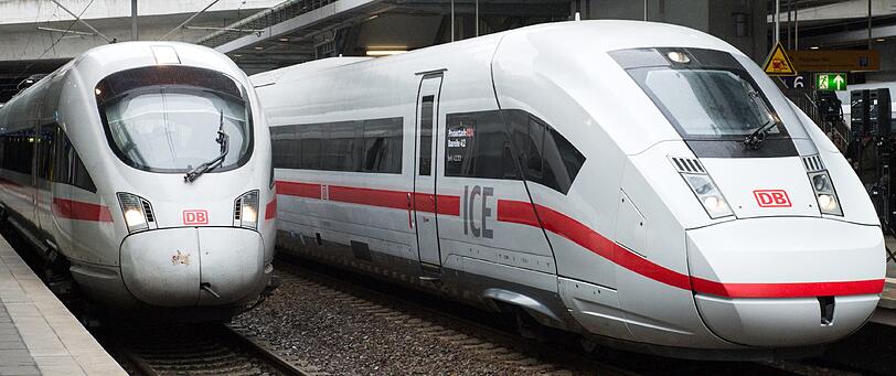 Im Vergleich zu seinem Vorgänger ist der neue ICE deutlich breiter.
