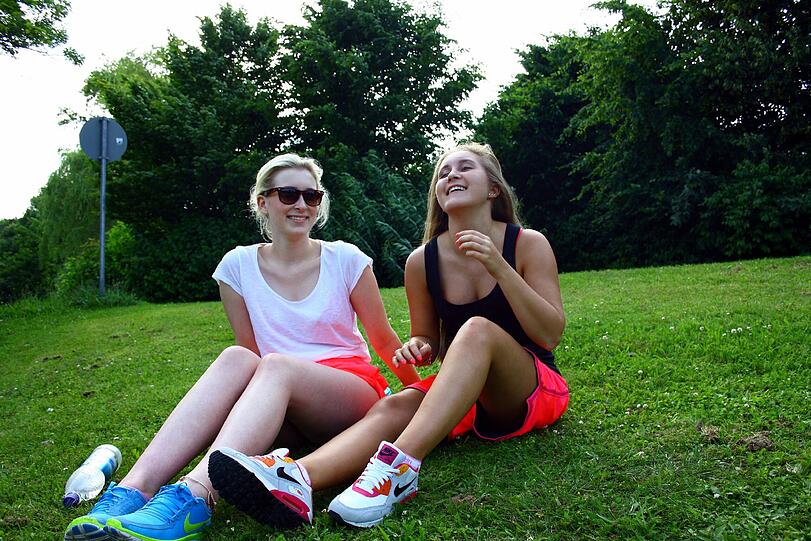 Fotosession beendet. Und die Laufpause auch.