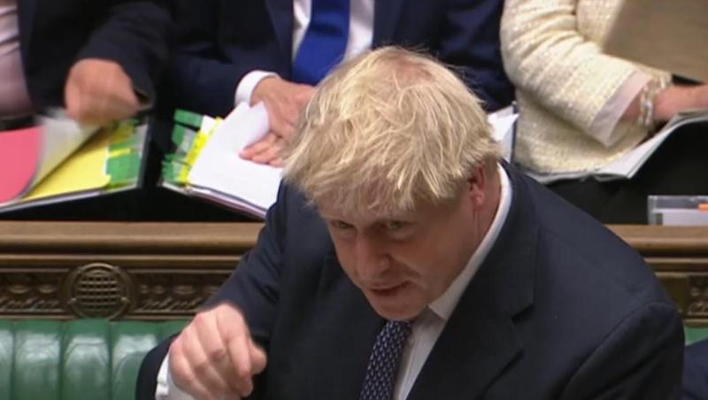 Boris Johnson hat eine wichtige Abstimmung zum Brexit-Zeitplan verloren. Boris Johnson hat eine wichtige Abstimmung zum Brexit-Zeitplan verloren.