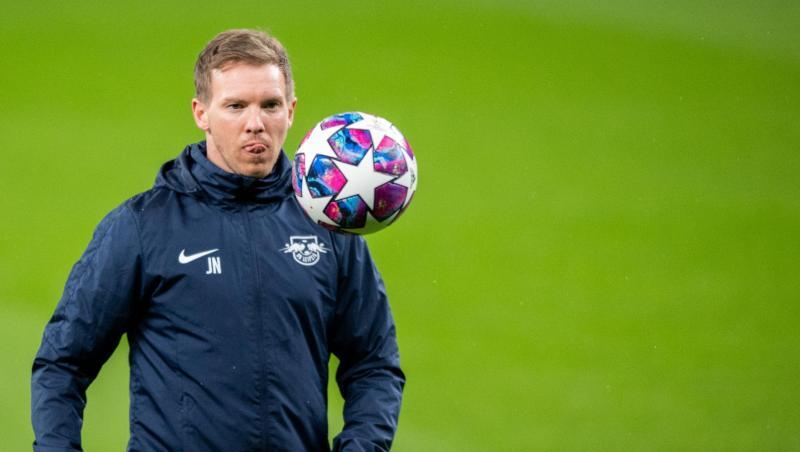 Zum ersten Mal in London zu Gast: Leipzig-Coach Julian Nagelsmann. Zum ersten Mal in London zu Gast: Leipzig-Coach Julian Nagelsmann.