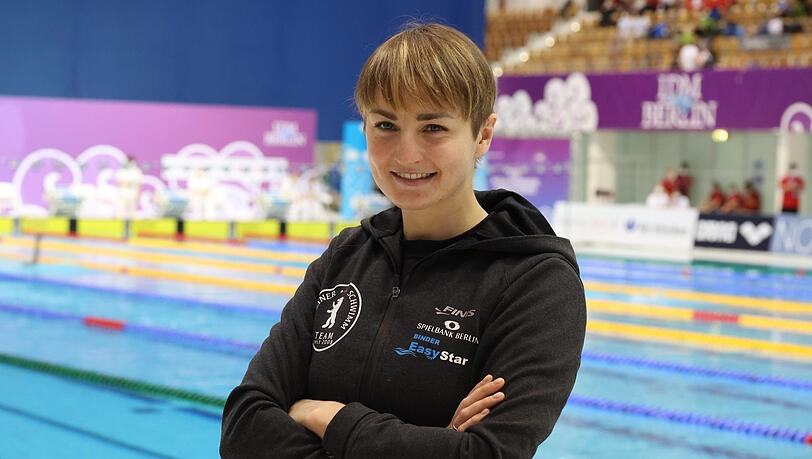 Hoffen, Bangen und Jubeln: Zwischen dem Gold in Tokio und jetzt der Silbermedaille bei der EM musste sich Elena Semechin einen Hirntumor entfernen lassen. Hoffen, Bangen und Jubeln: Zwischen dem Gold in Tokio und jetzt der Silbermedaille bei der EM musste sich Elena Semechin einen Hirntumor entfernen lassen.