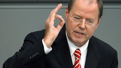 Bundesfinanzminister Peer Steinbrück. Bundesfinanzminister Peer Steinbrück.