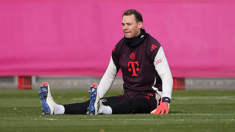 Musste am Mittwoch das Training abbrechen: Bayern-Keeper Manuel Neuer.