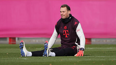 Musste am Mittwoch das Training abbrechen: Bayern-Keeper Manuel Neuer.