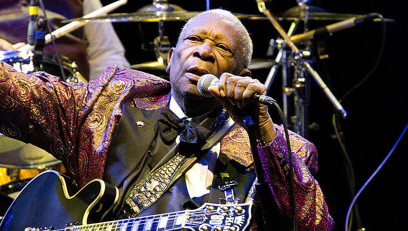 B.B. King bei einem Konzert im November 2011 B.B. King bei einem Konzert im November 2011