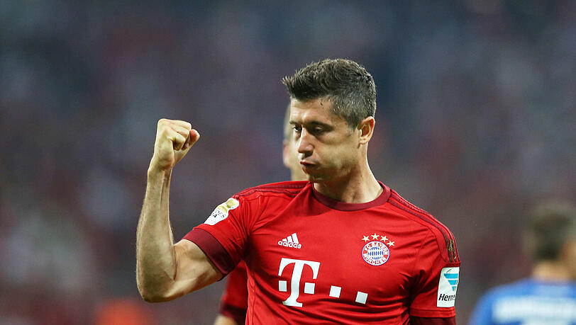 Soll gegen den VfL Wolsfburg wieder jubeln: Bayern-Goalgetter Robert Lewandowski Soll gegen den VfL Wolsfburg wieder jubeln: Bayern-Goalgetter Robert Lewandowski