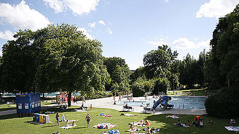 Das Ungererbad in Schwabing.