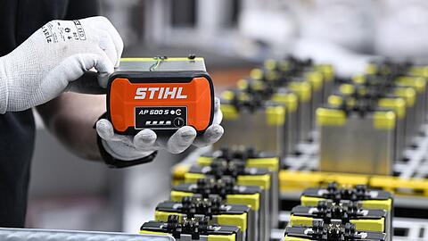 2024 hatte jedes vierte verkaufte Stihl-Gerät einen Akku. (Archivbild)