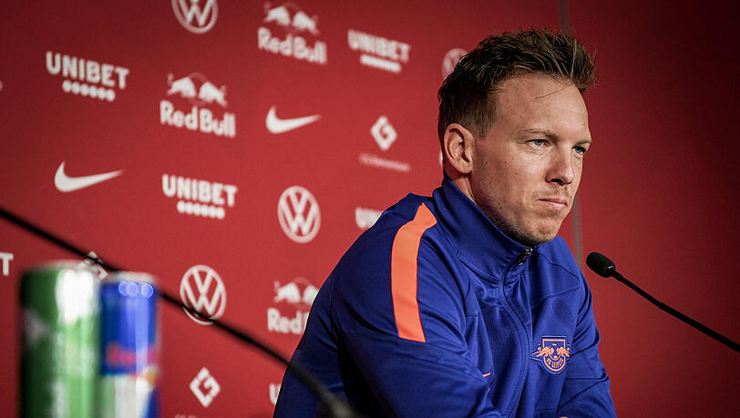 Online-Pressekonferenz mit Leipzigs Trainer Julian Nagelsmann.