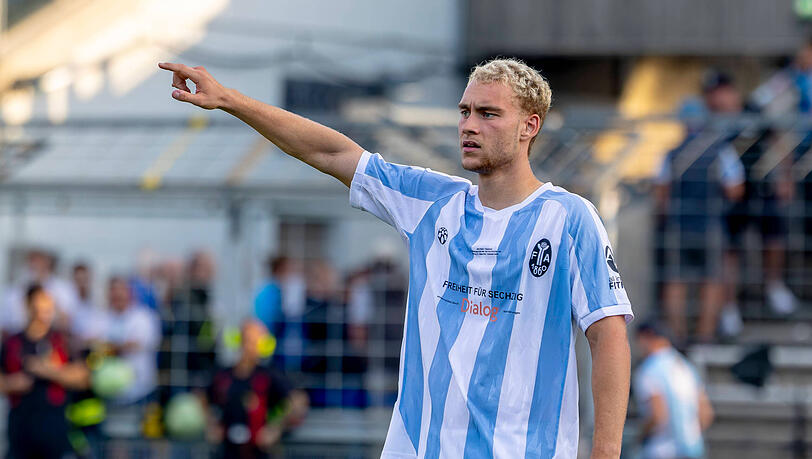 Da geht es lang: Lasse Faßmann wächst in die Rolle des Defensivchefs beim TSV 1860. Da geht es lang: Lasse Faßmann wächst in die Rolle des Defensivchefs beim TSV 1860.