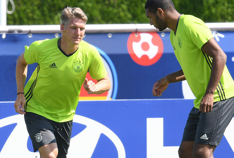 Vor dem Viertelfinale gegen Italien: Die Bilder vom Abschlusstraining der deutschen Nationalmannschaft.