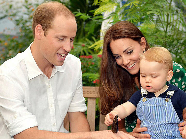 Prinz William mit seinen Liebsten