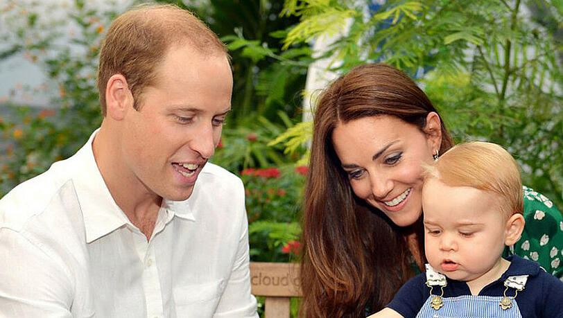 Prinz William mit seinen Liebsten Prinz William mit seinen Liebsten