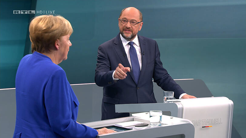 Er würde Angela Merkel einen Job in seinem Bundeskabinett anbieten: SPD-Kanzlerkandidat Martin Schulz