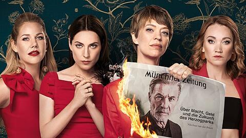 Die Damen vom "Herzogpark": Felicitas Woll, Antje Traue, Heike Makatsch und Maria Potthoff (v.l.).