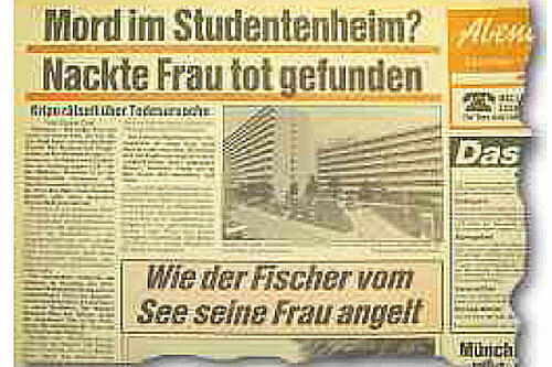 So berichtete die Abendzeitung damals: Vor 25 Jahren wurde die tote Frau gefunden &ndash; mit dem Verdacht, ermordet worden zu sein.