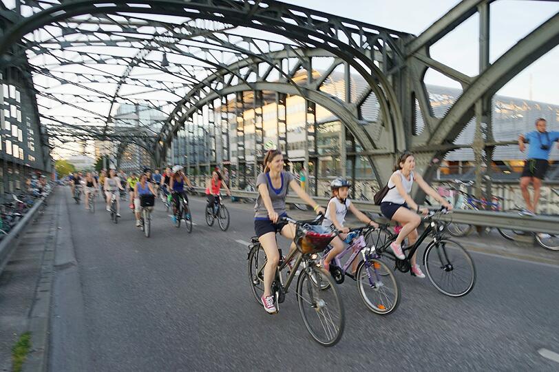 Über 16.000 Münchner waren bei der siebten Radlnacht dabei. Die Bilder.