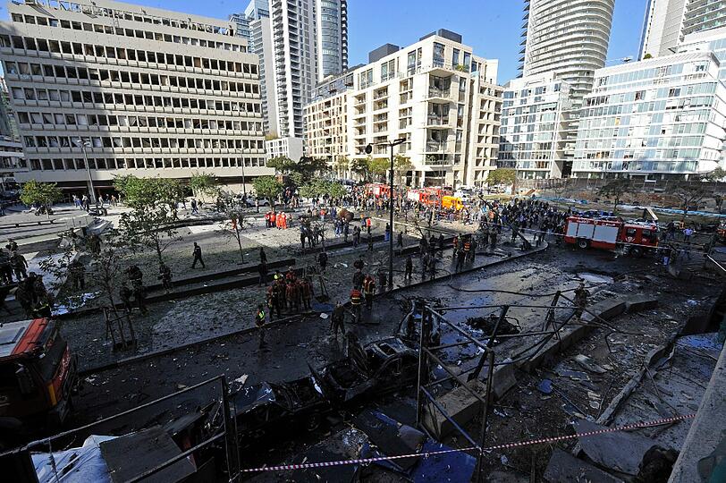 Bei einem Bombenanschlag auf die libanesische Opposition sind in der Hauptstadt Beirut mindestens fünf Menschen
getötet worden.