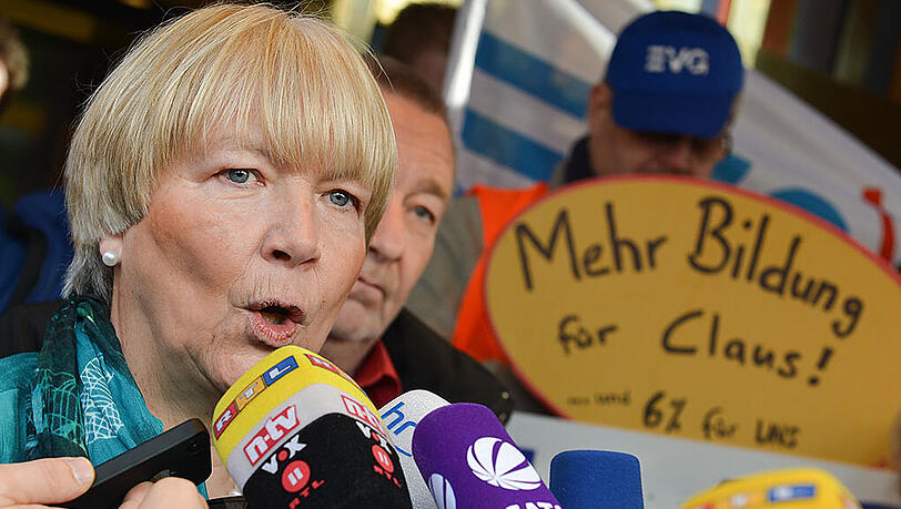 Die EVG (hier Verhandlungsführerin Regina Rusch-Ziemba) erhöht den Druck auf die Bahn. (Archivbild) Die EVG (hier Verhandlungsführerin Regina Rusch-Ziemba) erhöht den Druck auf die Bahn. (Archivbild)