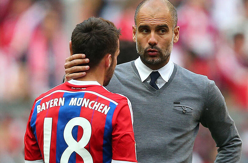 Pep Guardiola standen gegen Frankfurt nur 15 Mann zur Verfügung.