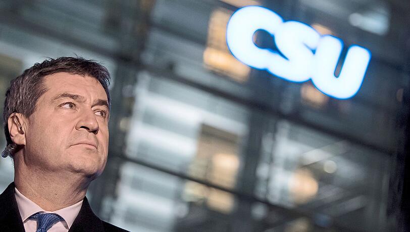 Das Amt des bayerischen Ministerpräsidenten fest im Visier: Finanzminister Markus Söder.