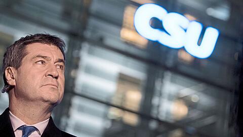 Das Amt des bayerischen Ministerpräsidenten fest im Visier: Finanzminister Markus Söder.