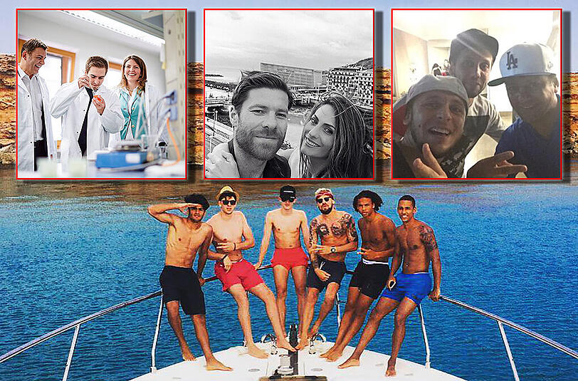 Lahm, Alonso, Rafinha und Co.: So entspannen die Bayern-Stars im Urlaub! Klicken Sie sich durch die Bilderstrecke.