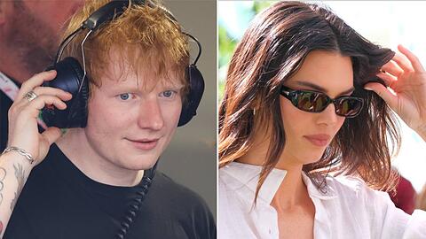 Ed Sheeran und Kendall Jenner zeigten sich bei der Formel 1 in Miami.