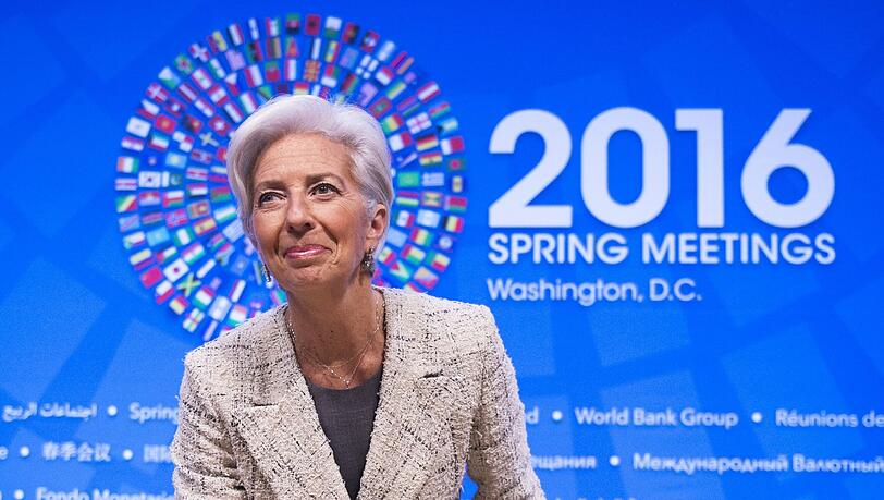 Christine Lagarde, Chefin des Internationalen Währungsfonds. Christine Lagarde, Chefin des Internationalen Währungsfonds.