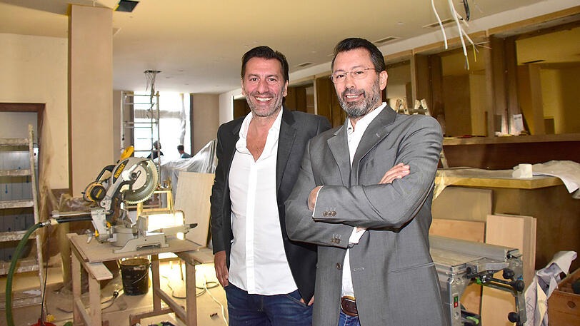 Ugo und Pino Crocamo stellen das neue Tambosi vor