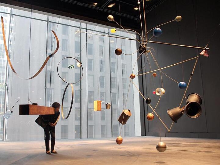 Mobile-Installation von David Tudor.
