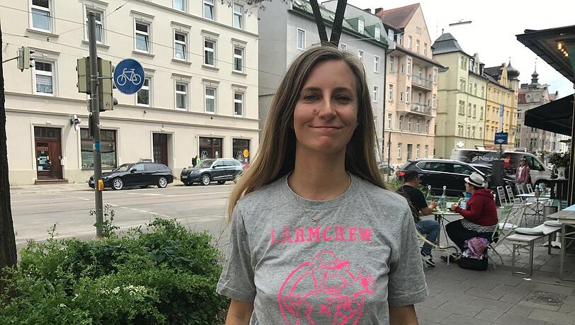 "Krachparade"-Sprecherin Julia Richter (37) gehört zum Organisationsteam der Initiative "Mehr Lärm für München".