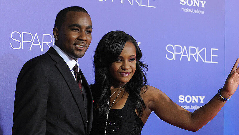 Nick Gordon und Bobbi Kristina Brown im August 2012 Nick Gordon und Bobbi Kristina Brown im August 2012