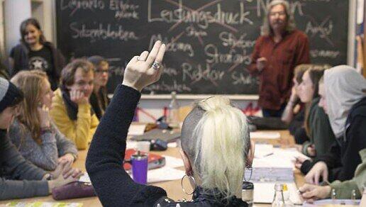 Demokratie wird in dieser Schule gelebt: Die Schüler haben immer ein Wörtchen mitzureden, wenn Entscheidungen gefällt werden müssen.