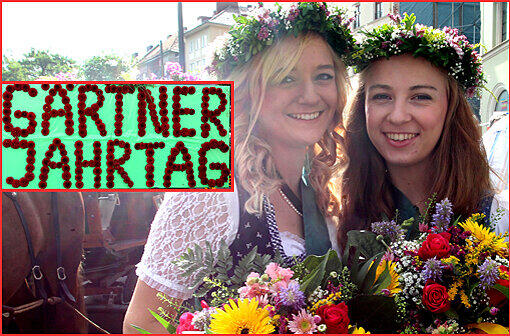 Der Gärtnerjahrtag geht auf ein Gelübde nach der Pestzeit im 17. Jahrhundert zurück. Bis heute wird es bei der heiligen Gertrud von Nivelles, der Schutzpatronin der Gärtner abgelegt. Das Gärtnerfest gehört mit Metzgersprung und Schäfflertanz zu den ältesten Brauchtümern der Stadt München.