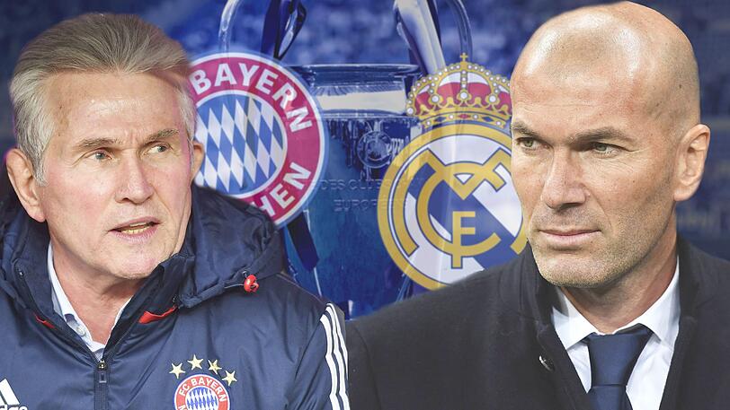 Kontrahenten in der Champions League: Jupp Heynckes (li.) und Zinedine Zidane.