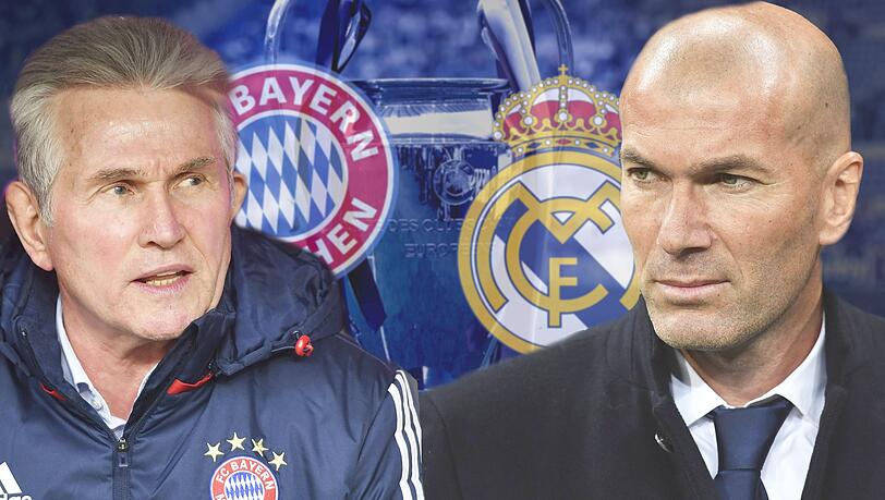 Kontrahenten in der Champions League: Jupp Heynckes (li.) und Zinedine Zidane. Kontrahenten in der Champions League: Jupp Heynckes (li.) und Zinedine Zidane.
