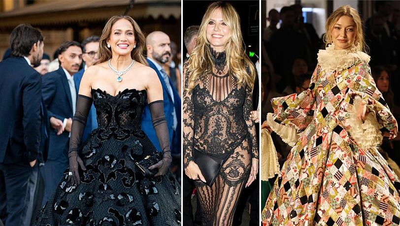 Jennifer Lopez, Heidi Klum und Gigi Hadid (v.l.) verzauberten bei der Fashion Week in Mailand. Jennifer Lopez, Heidi Klum und Gigi Hadid (v.l.) verzauberten bei der Fashion Week in Mailand.