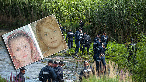 Neue Spur im Fall der vermissten Familie Schulze? Am Montag suchte die Polizei einen See und das nahegelegene Gebiet ab.