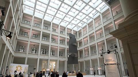 Das Foyer des Humboldt-Forums im Berliner Schloss.
