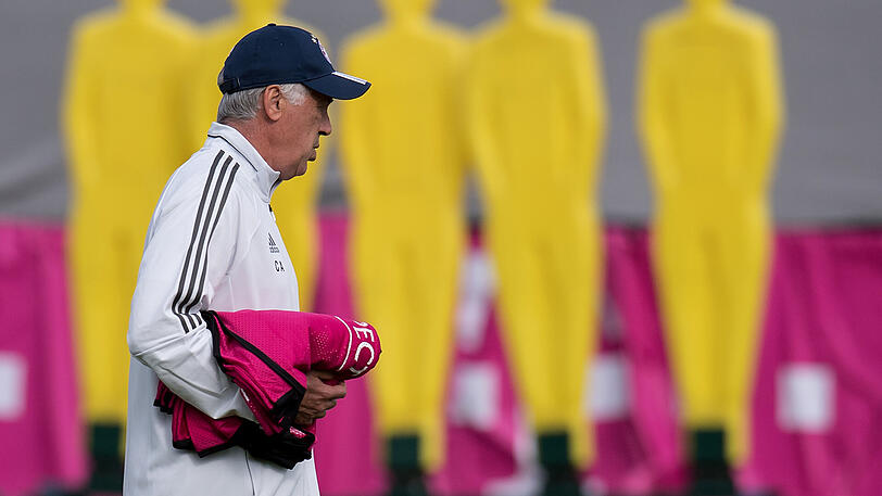 Wer spielt von Anfang an? Keine leichte Entscheidung für Bayern-Trainer Carlo Ancelotti.