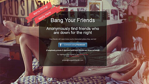 Die Startseite der App "Bang with friends". Wie lange dieser Dienst online ist, bleibt anzuwarten. Die Startseite der App "Bang with friends". Wie lange dieser Dienst online ist, bleibt anzuwarten.