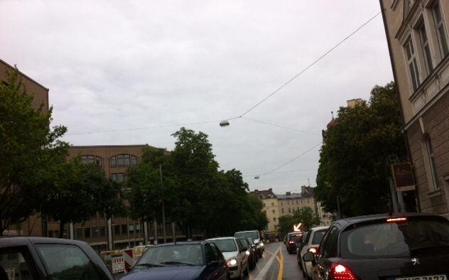 Die Baustelle an der Kapuzinerstraße zieht sich.