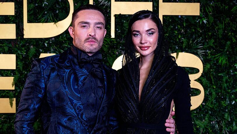 Frisch verlobt: Ed Westwick und seine Partnerin Amy Jackson. Frisch verlobt: Ed Westwick und seine Partnerin Amy Jackson.