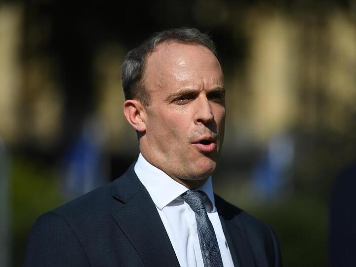 Großbritanniens Außenminister Dominic Raab: "Die grundlose und unbegründete Festnahme unsere Botschafters in Teheran ist eine ungeheuerliche Verletzung internationalen Rechts.".