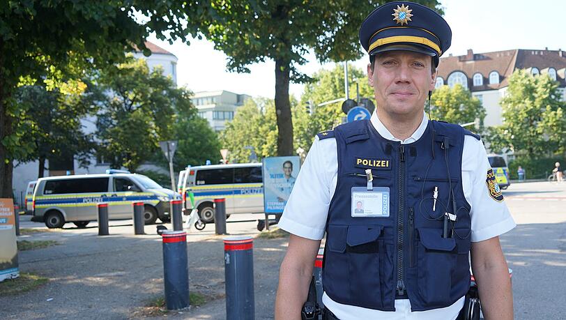Andreas Franken von der Münchner Polizei. Andreas Franken von der Münchner Polizei.