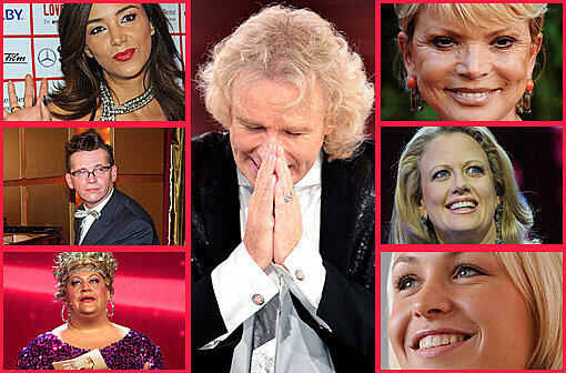 Schluss, aus, Ende: Nach 24 Jahren auf der Couch hört Thomas Gottschalk bei "Wetten, dass..." auf. Viele seiner Kollegen bedauern diesen Schritt. Die Meinungen der Promis in Bildern...